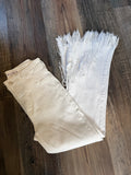 Washed & Worn White Cello Jean