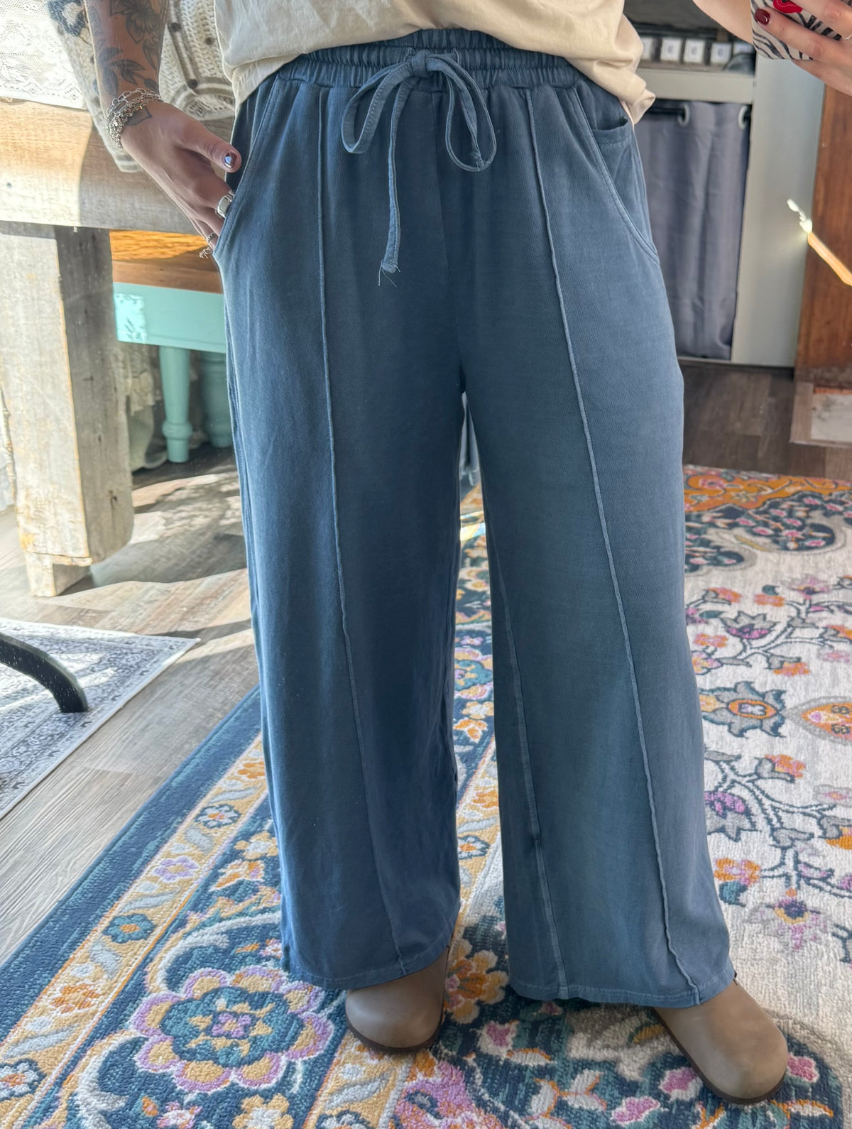 The Lainey Wide-Leg Sweatpant