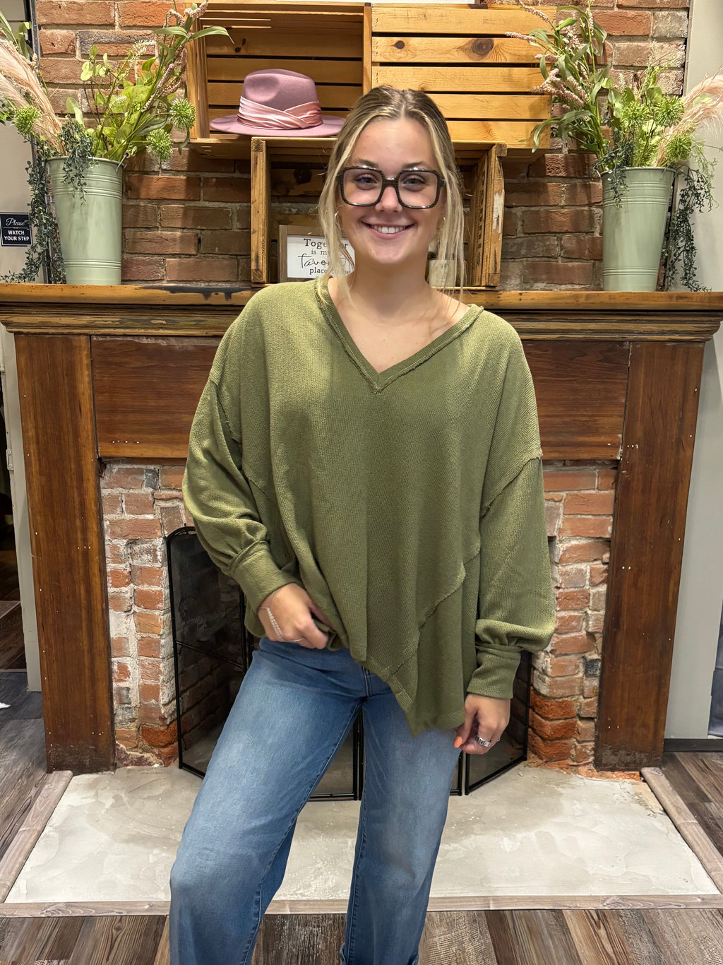 Evergreen Darling Top