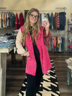 Pretty In Pink Shacket