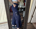 Peace Out Cropped Sweatpants