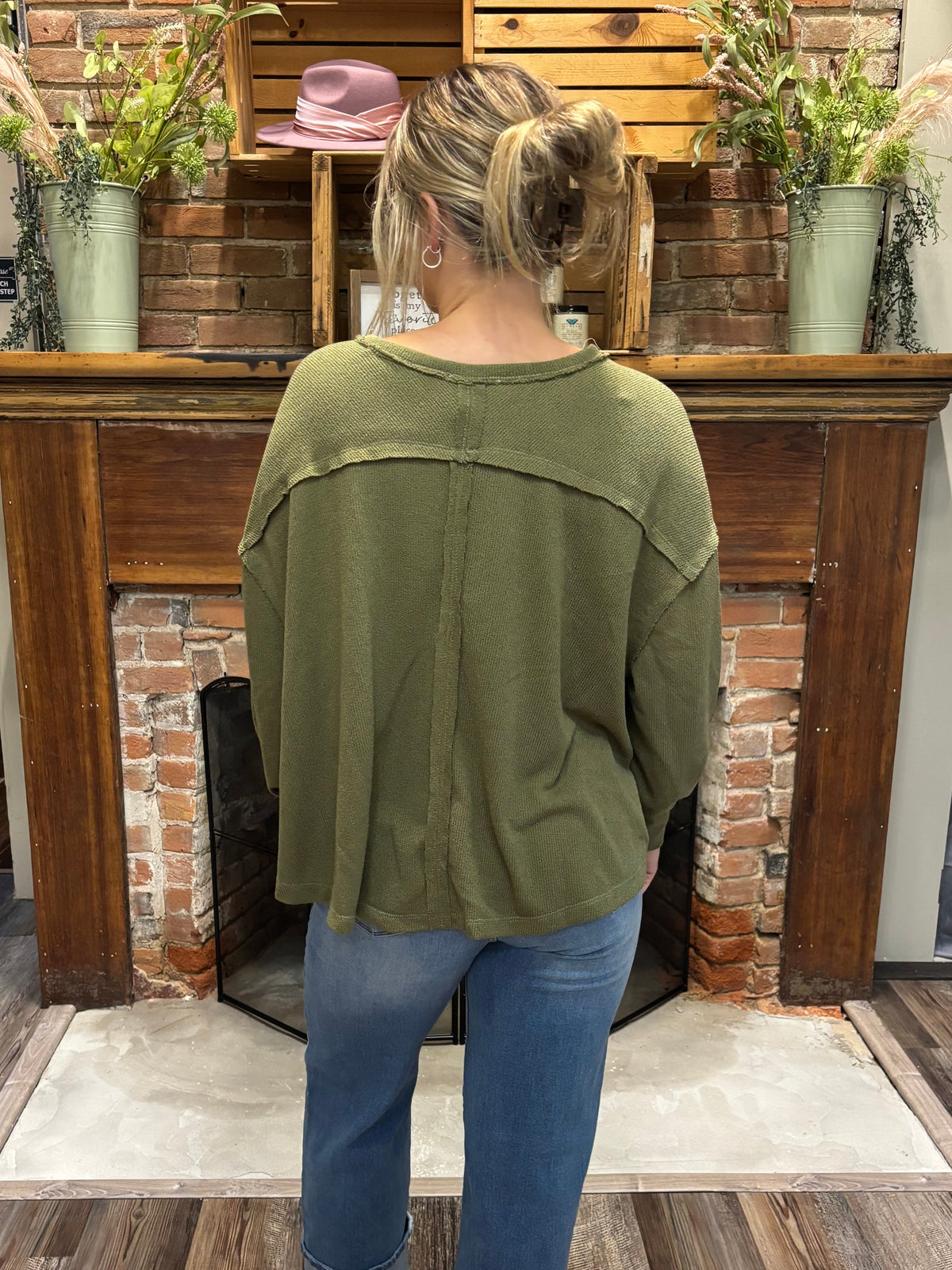 Evergreen Darling Top