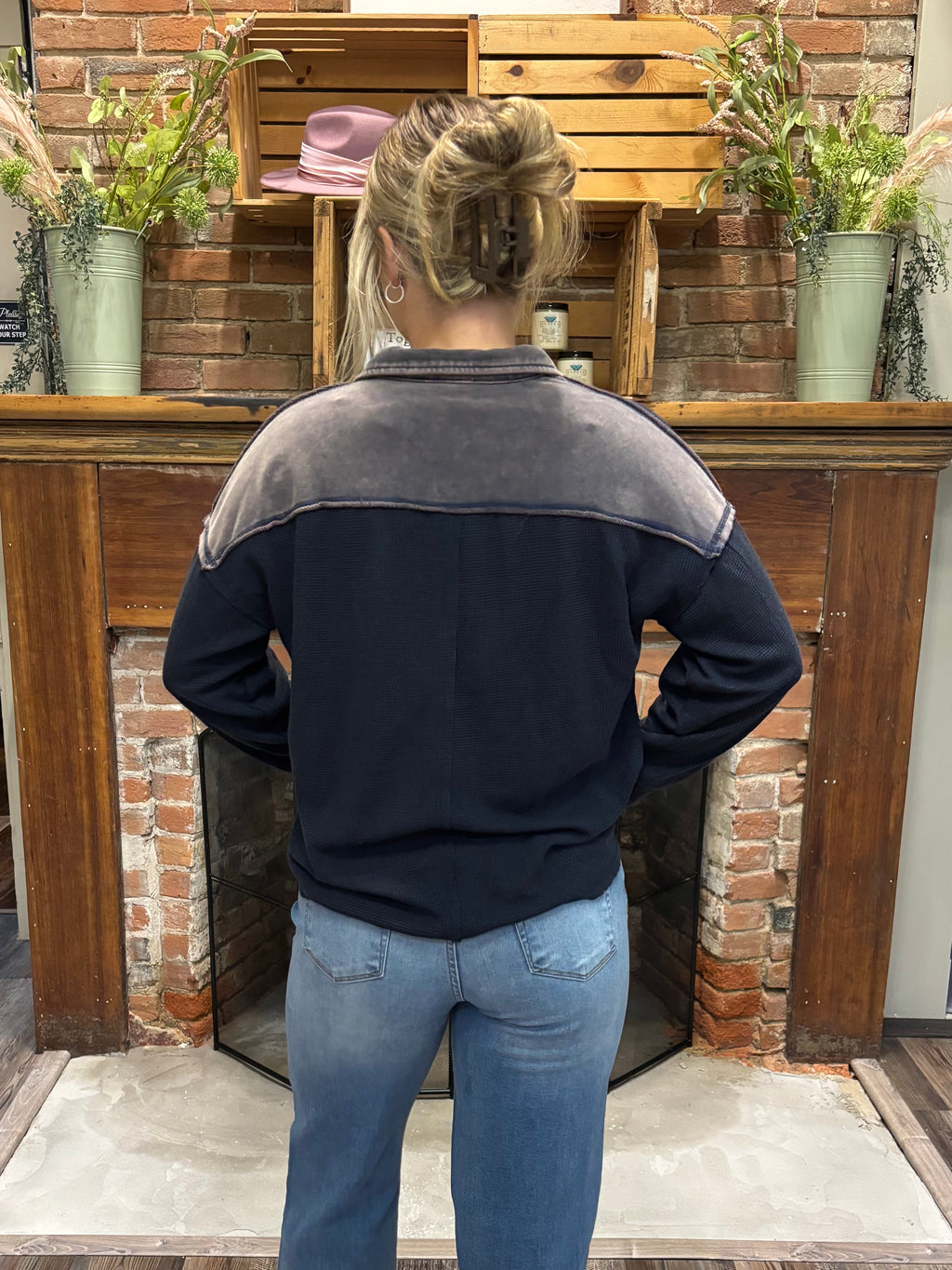 Navy Days Pullover