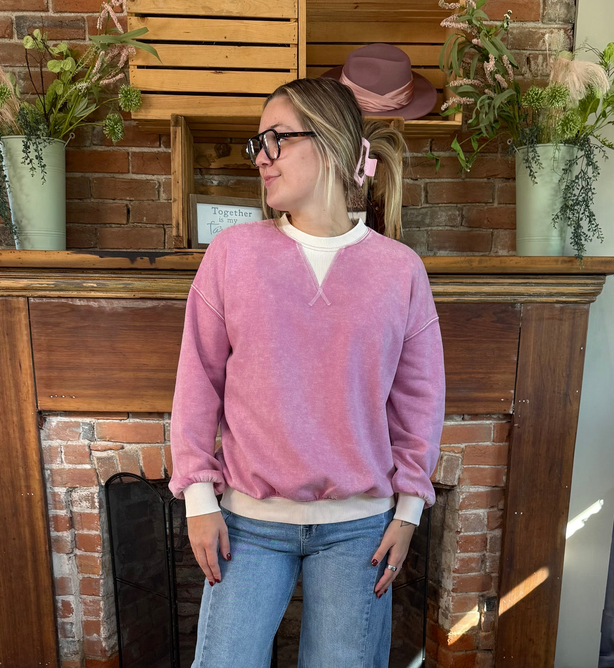 Backroad Bloom Crewneck