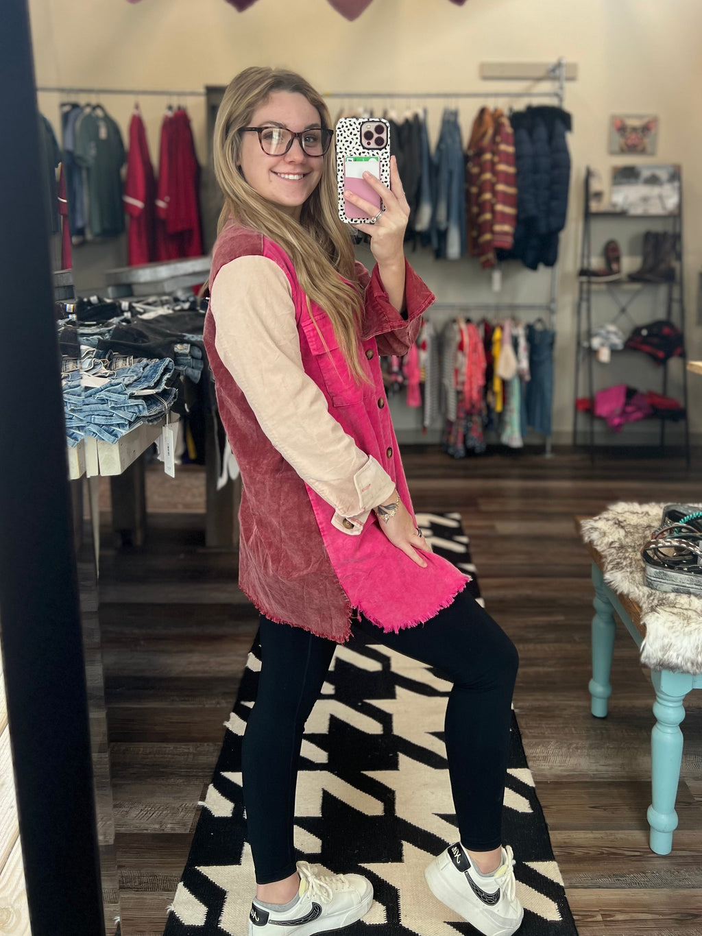 Pretty In Pink Shacket