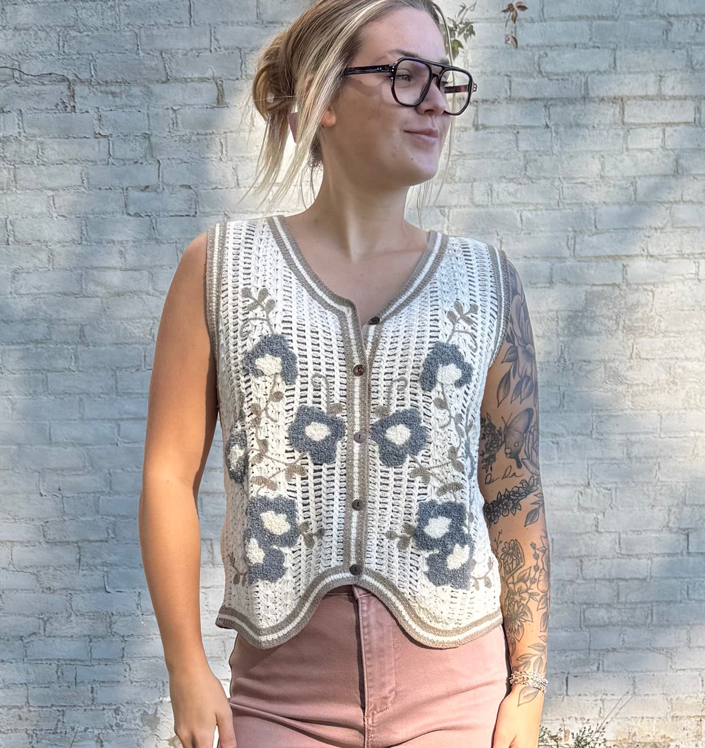 Wildflower West Sweater Vest