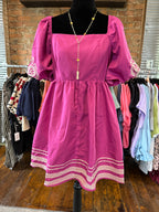 Paisley Patch Dress