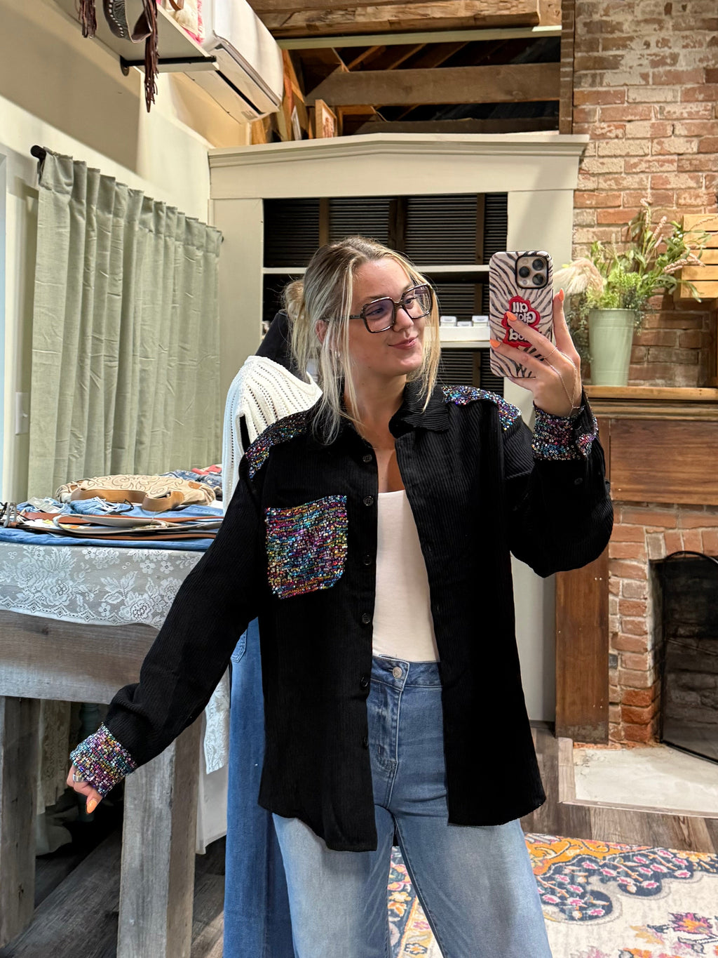 Seeing Sparkles Shacket