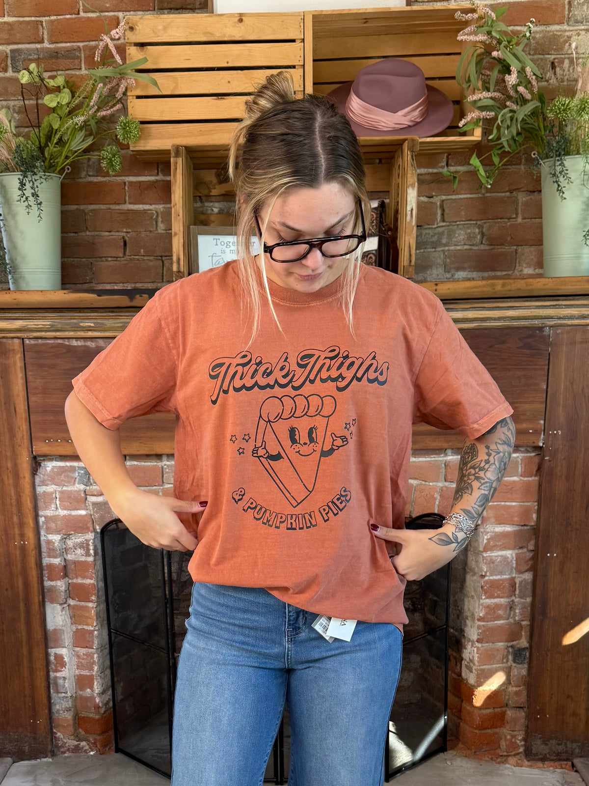 Thick Thighs And Pumpkin Pies Tee